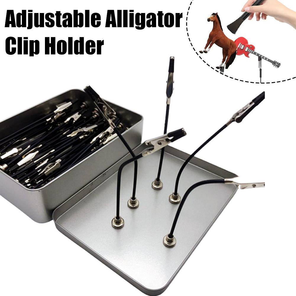12/1PC 磁気ワニクリップ柔軟なワニクリップセットモデル - Crocodile Clip Set のレビューと価格